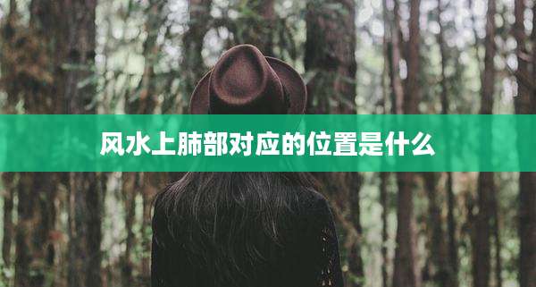 风水上肺部对应的位置是什么