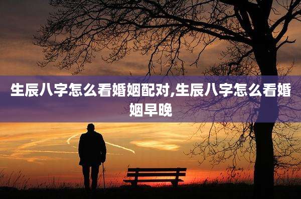 生辰八字怎么看婚姻配对,生辰八字怎么看婚姻早晚