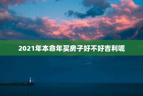 2021年本命年买房子好不好吉利呢