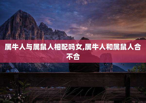 属牛人与属鼠人相配吗女,属牛人和属鼠人合不合