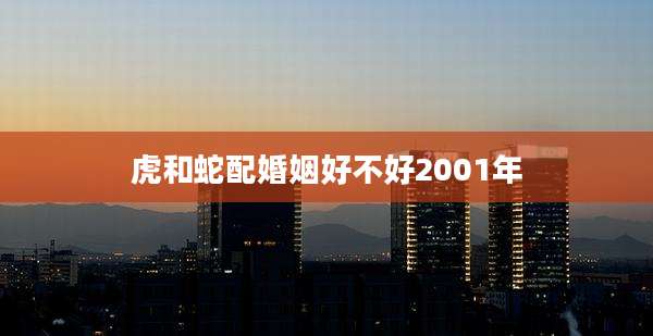 虎和蛇配婚姻好不好2001年