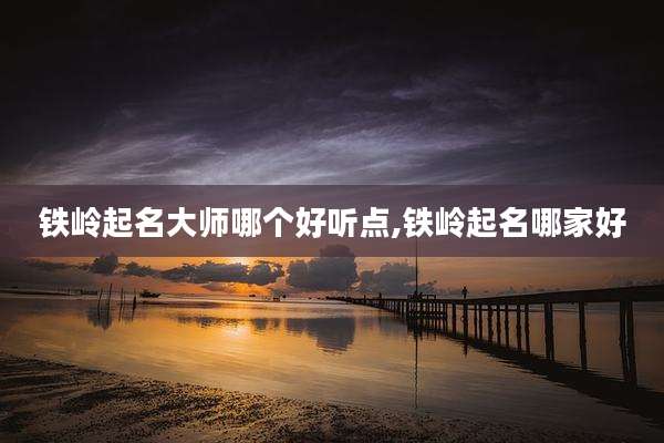 铁岭起名大师哪个好听点,铁岭起名哪家好