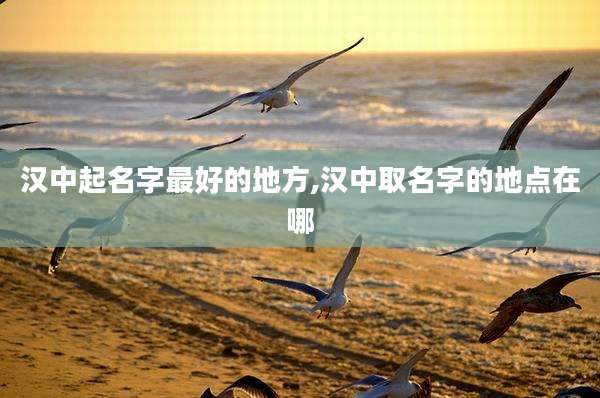 汉中起名字最好的地方,汉中取名字的地点在哪