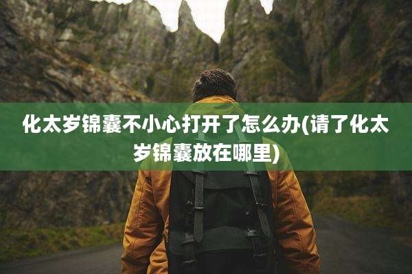 化太岁锦囊不小心打开了怎么办(请了化太岁锦囊放在哪里)