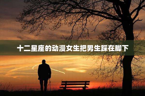 十二星座的动漫女生把男生踩在脚下