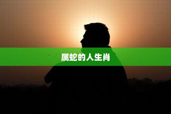 属蛇的人生肖