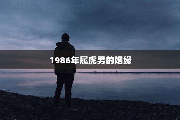 1986年属虎男的姻缘