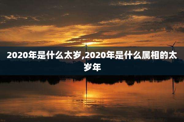 2020年是什么太岁,2020年是什么属相的太岁年