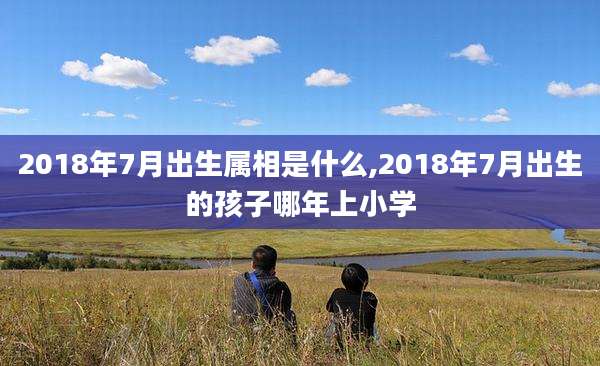2018年7月出生属相是什么,2018年7月出生的孩子哪年上小学