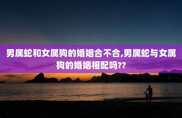 男属蛇和女属狗的婚姻合不合,男属蛇与女属狗的婚姻相配吗??