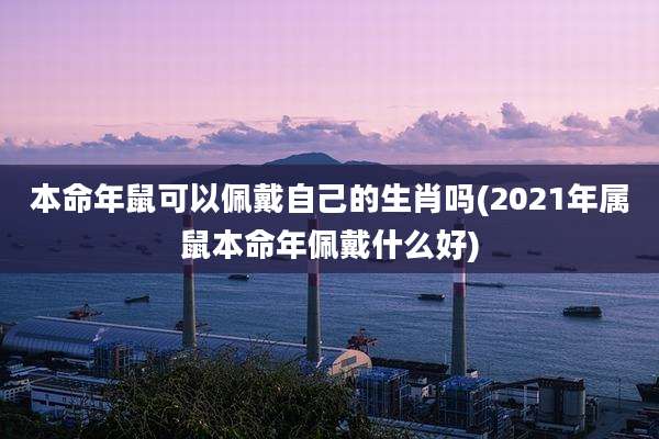 本命年鼠可以佩戴自己的生肖吗(2021年属鼠本命年佩戴什么好)