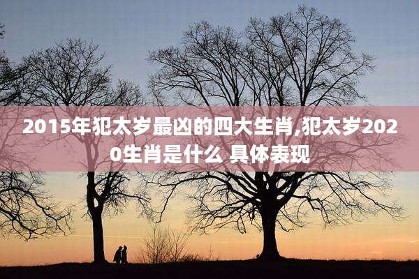 2015年犯太岁最凶的四大生肖,犯太岁2020生肖是什么 具体表现