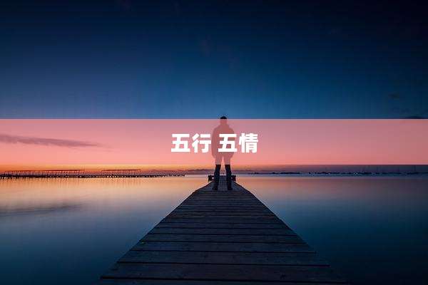 五行 五情