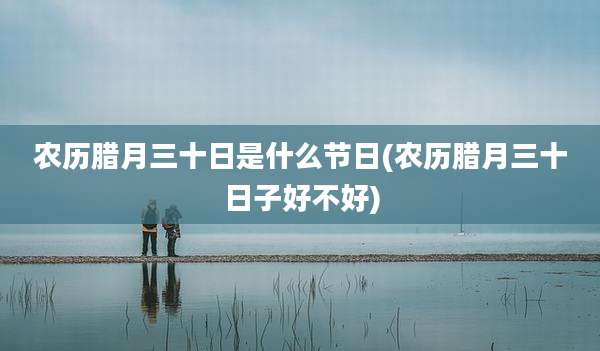 农历腊月三十日是什么节日(农历腊月三十日子好不好)