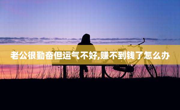老公很勤奋但运气不好,赚不到钱了怎么办