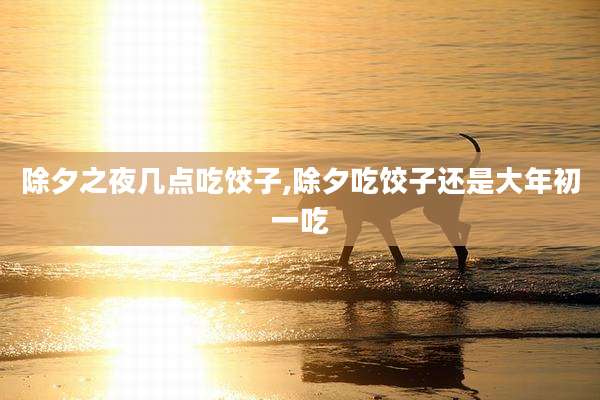 除夕之夜几点吃饺子,除夕吃饺子还是大年初一吃