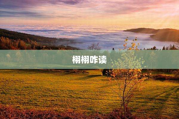 栩栩咋读