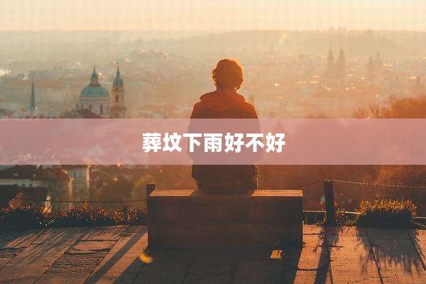 葬坟下雨好不好