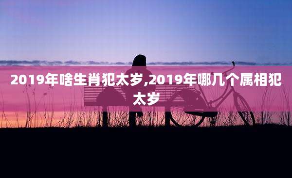 2019年啥生肖犯太岁,2019年哪几个属相犯太岁