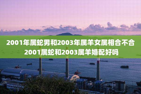 2001年属蛇男和2003年属羊女属相合不合 2001属蛇和2003属羊婚配好吗