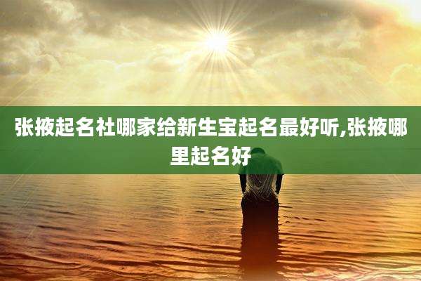 张掖起名社哪家给新生宝起名最好听,张掖哪里起名好