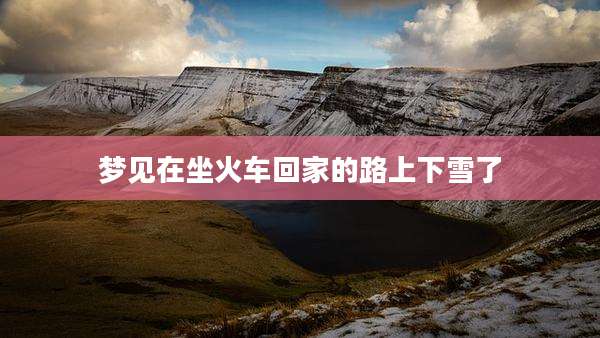 梦见在坐火车回家的路上下雪了