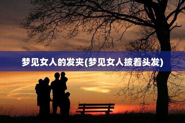 梦见女人的发夹(梦见女人披着头发)