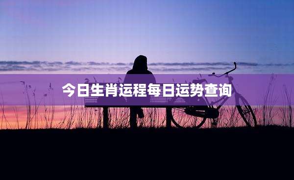 今日生肖运程每日运势查询