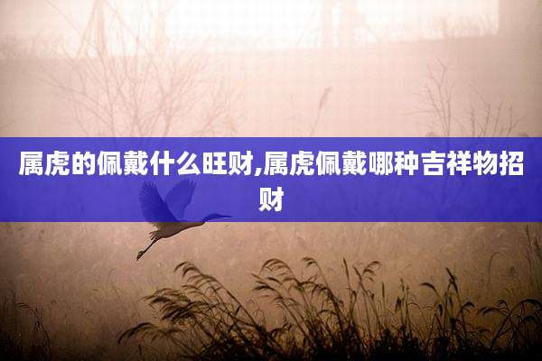 属虎的佩戴什么旺财,属虎佩戴哪种吉祥物招财