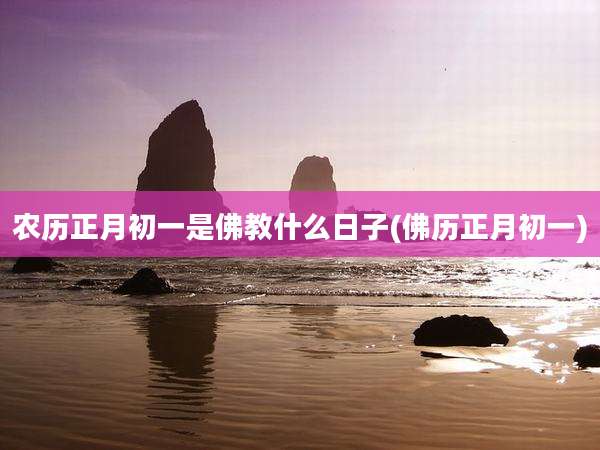 农历正月初一是佛教什么日子(佛历正月初一)