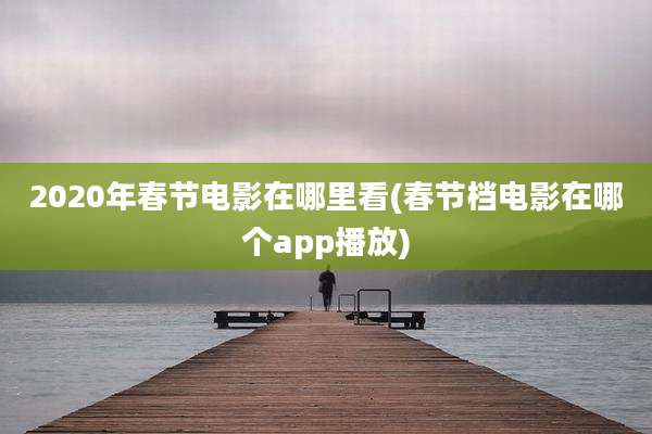 2020年春节电影在哪里看(春节档电影在哪个app播放)