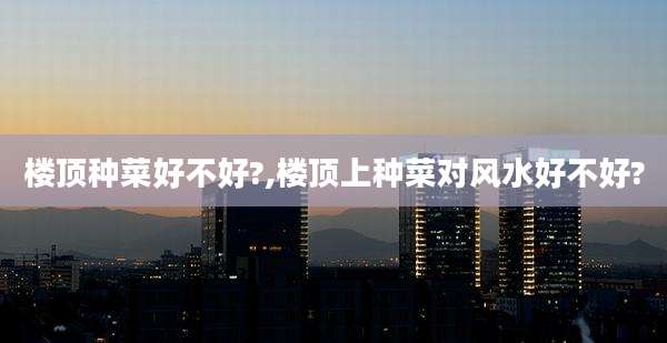 楼顶种菜好不好?,楼顶上种菜对风水好不好?