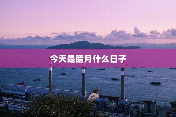 今天是腊月什么日子