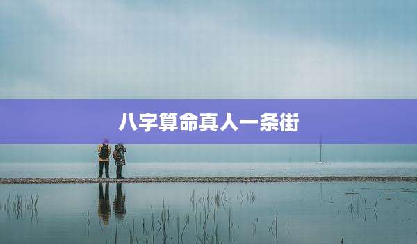 八字算命真人一条街
