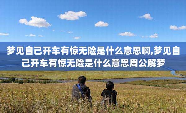 梦见自己开车有惊无险是什么意思啊,梦见自己开车有惊无险是什么意思周公解梦