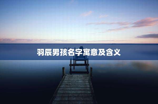羽辰男孩名字寓意及含义