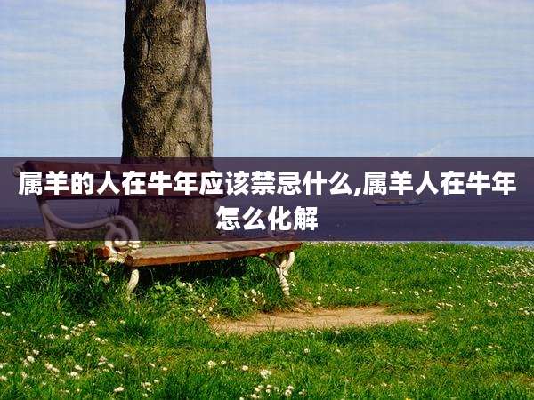 属羊的人在牛年应该禁忌什么,属羊人在牛年怎么化解