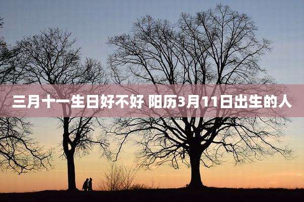 三月十一生日好不好 阳历3月11日出生的人