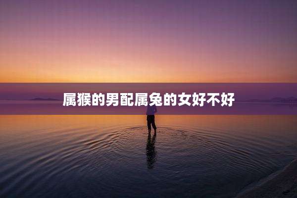 属猴的男配属兔的女好不好