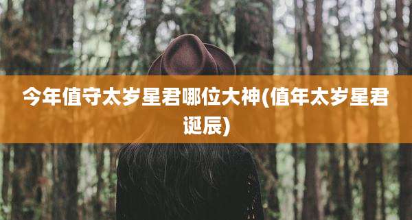 今年值守太岁星君哪位大神(值年太岁星君诞辰)