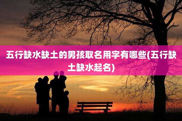 五行缺水缺土的男孩取名用字有哪些(五行缺土缺水起名)