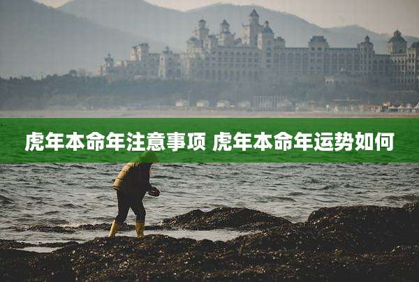 虎年本命年注意事项 虎年本命年运势如何