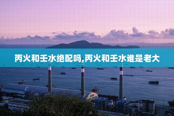 丙火和壬水绝配吗,丙火和壬水谁是老大