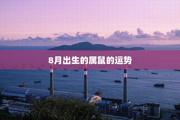 8月出生的属鼠的运势