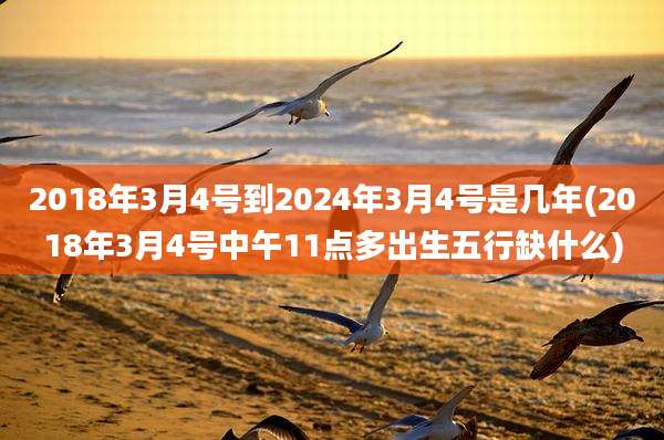 2018年3月4号到2024年3月4号是几年(2018年3月4号中午11点多出生五行缺什么)