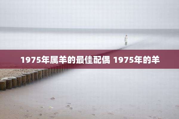 1975年属羊的最佳配偶 1975年的羊