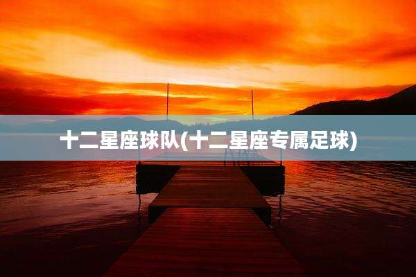 十二星座球队(十二星座专属足球)