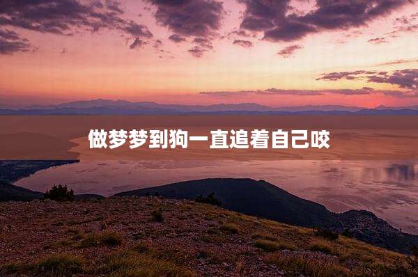 做梦梦到狗一直追着自己咬