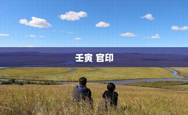 壬寅 官印