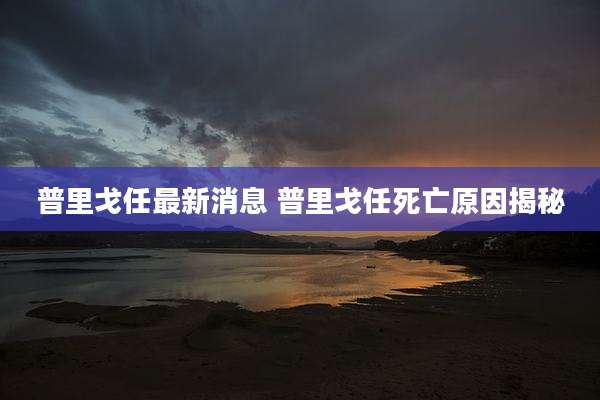 普里戈任最新消息 普里戈任死亡原因揭秘